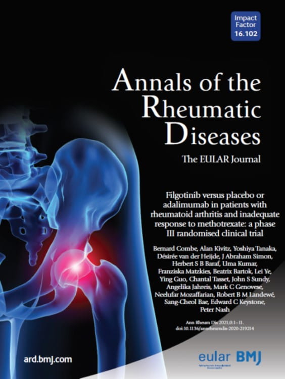 メトトレキサートで効果不十分な関節リウマチ患者におけるフィルゴチニブとプラセボまたはアダリムマブとの比較試験：国際共同第III相試験（FINCH 1試験）